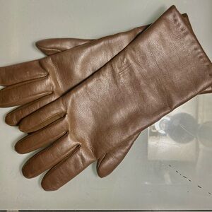 Rare vintage 26”x9” Brown Leather Gloves